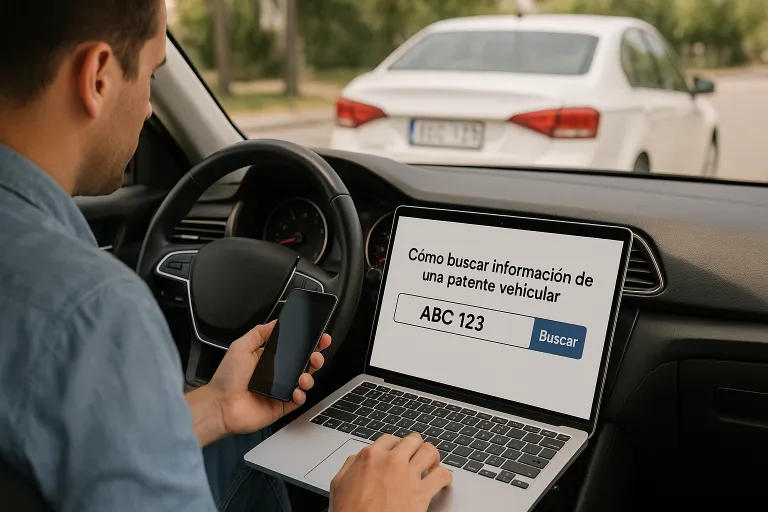 Cómo buscar información de una patente vehicular