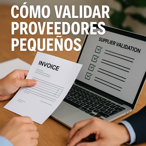 Cómo validar proveedores pequeños