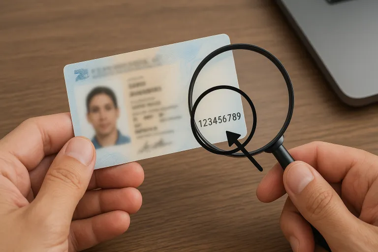 Para qué sirve el número de serie del carnet