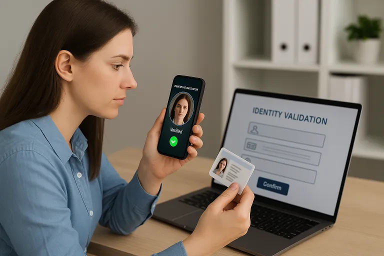 Validación de identidad en trámites digitales